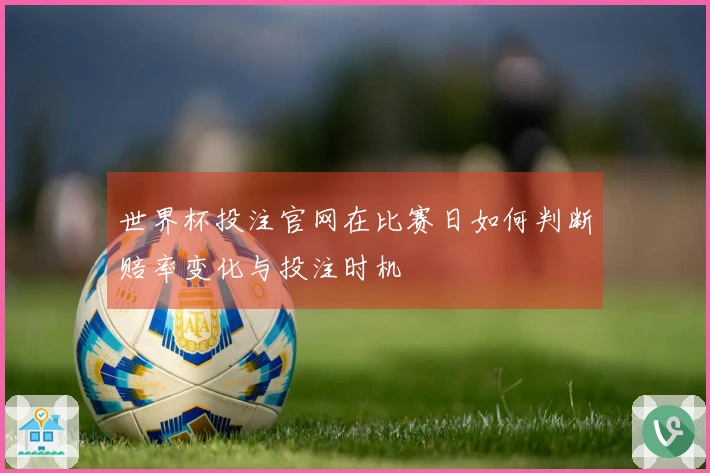 世界杯投注官网在比赛日如何判断赔率变化与投注时机